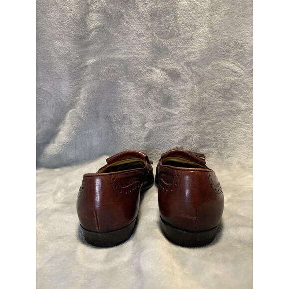 Bragano Cole Haan Men\'s‎ Loafers 9M Brown Leather Tasseled Kiltie Italy Vibram main image 14